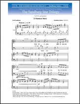 The Sandburg Star Trilogy SATB choral sheet music cover